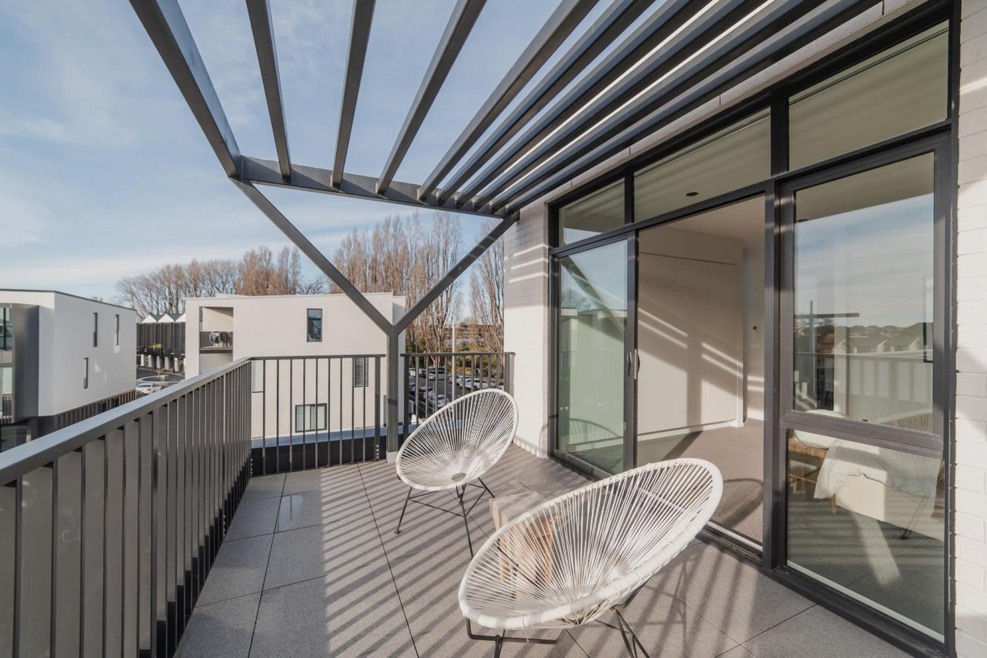 Chic And Contemporary Living At Cambridge Terrace Villa Christchurch Exterior foto